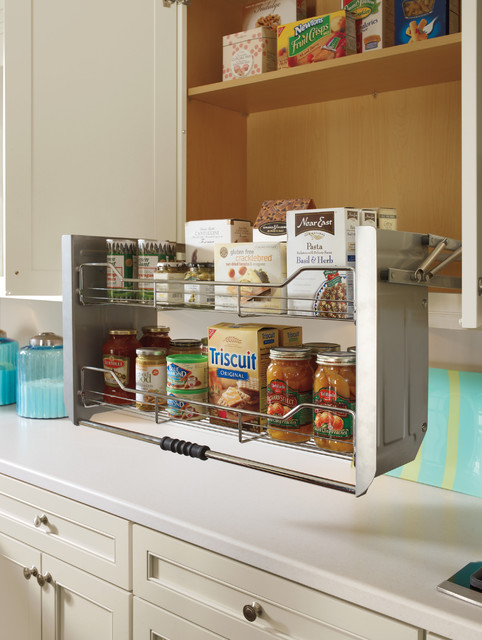 Diamond Cabinets Cabinet With Pull Down Shelf Traditional