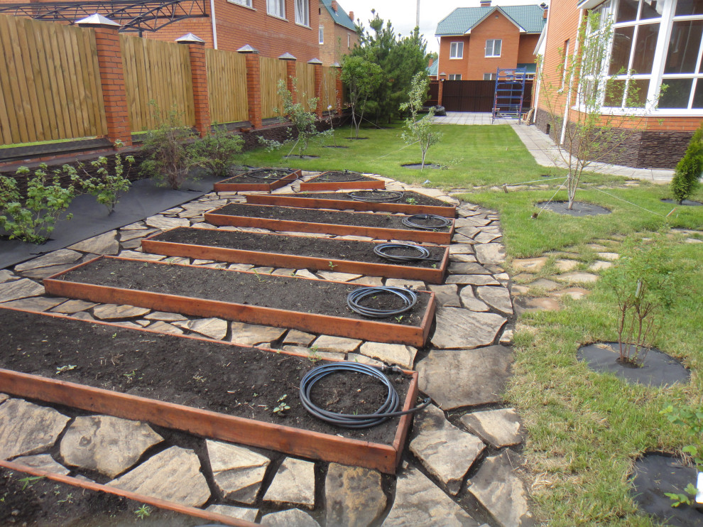 Ландшафтные работы и озеленение участка в Юрге