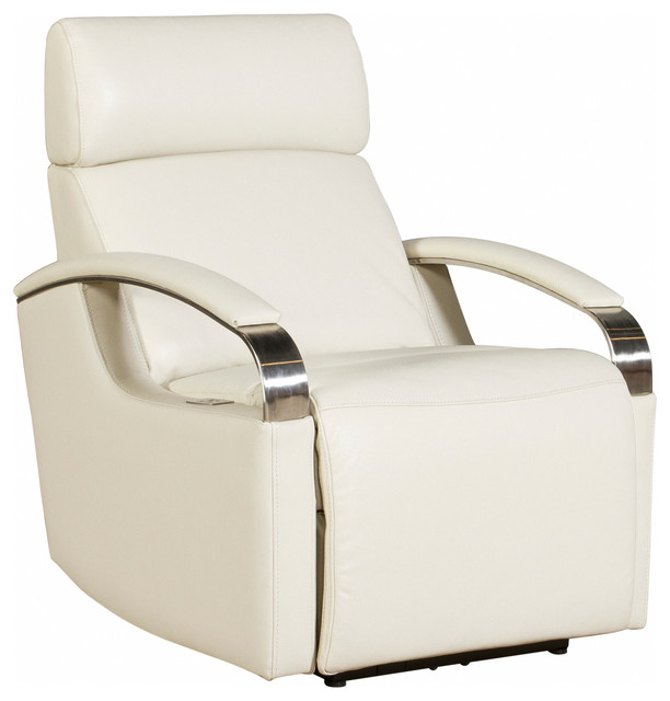 Cosmo Recliner With Head Rest Cashmere White Leather Cosmo Recliner With Head Rest Cashmere White Leather Transitional Chairs By Barcalounger