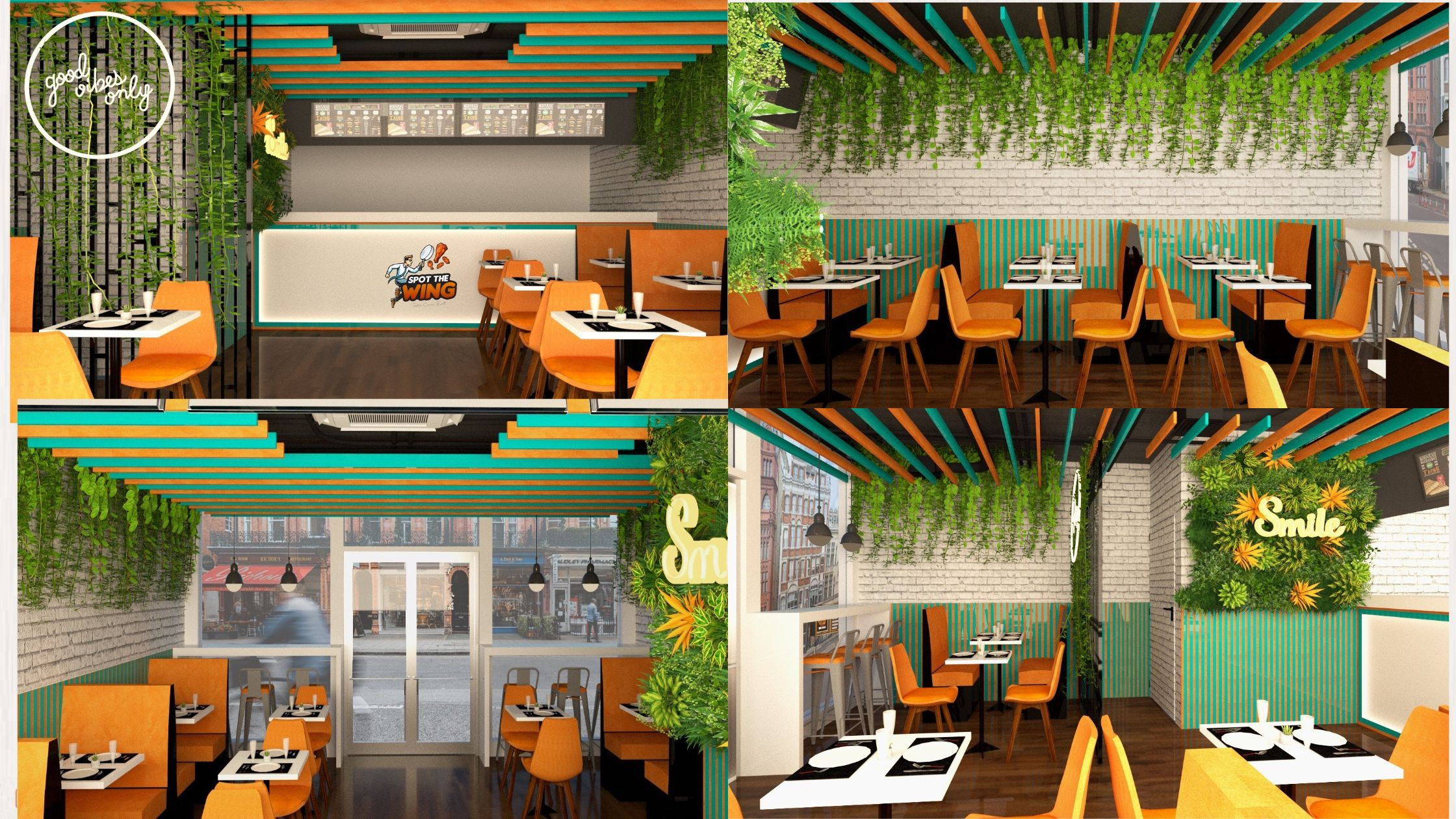 Urban Oasis Cafe in Shoreditch