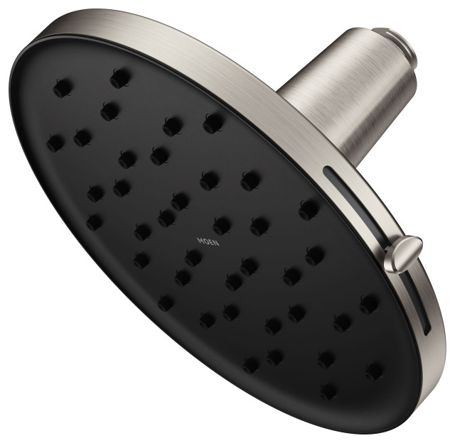 Brushed Nickel Shower Faucet Set System Wall Mount Rain Shower Head Combo With Mixer Valve Kit - View #6