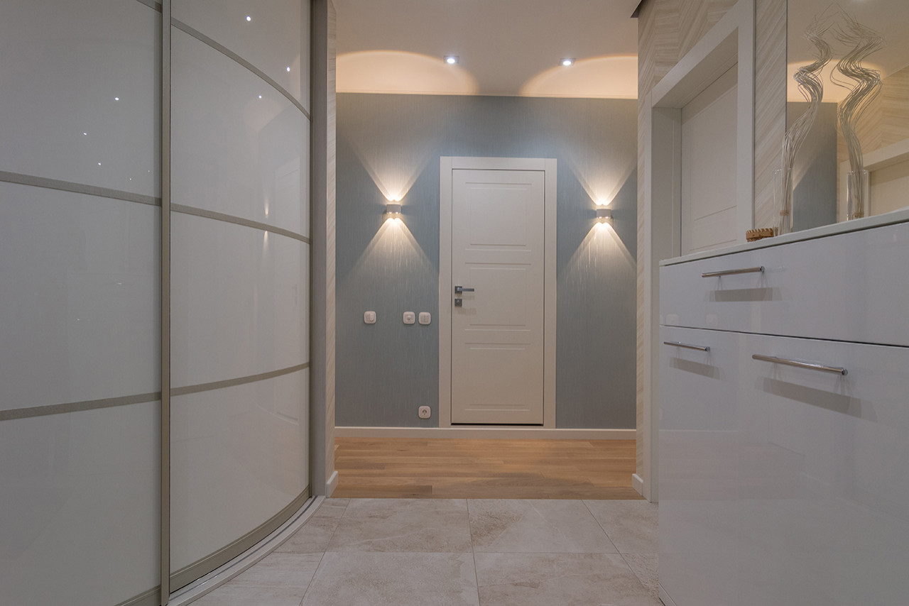 Дизайн четырехкомнатной квартиры в ЖК "Лучи".