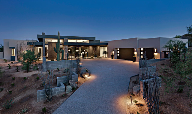 Grey Fox trendy-hus-og-facade