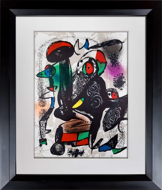 Joan Miro Original Lithograph, Color Lithograph, Cat. Ref. M1258 ...