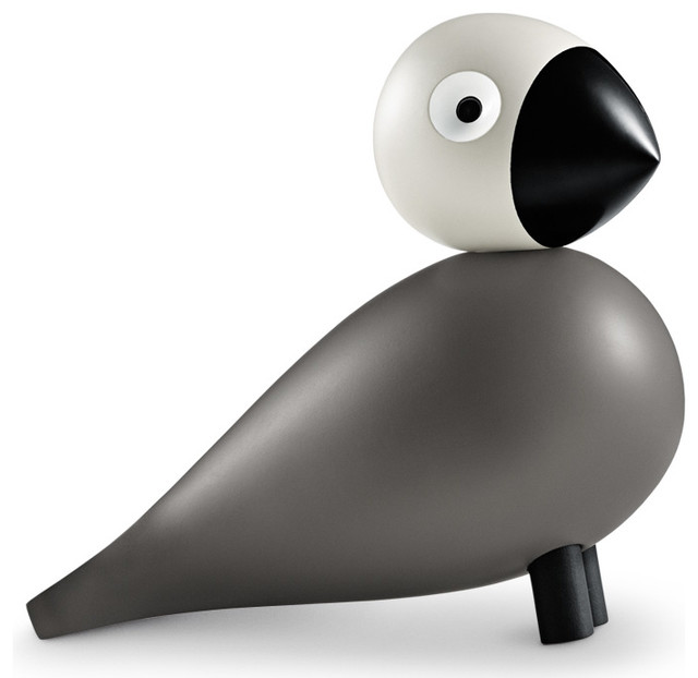 Kay bojesen singvogel ernst, grauer holzvogel, dänisches design ...