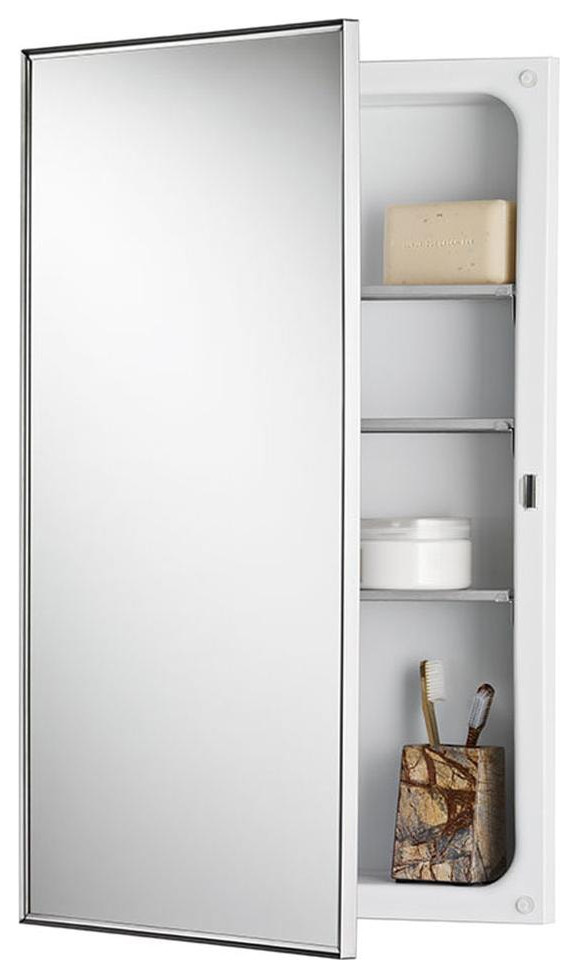 Style line 16"x26" Recess Mount Aluminum Shelves Medicine