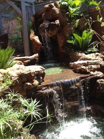 Griffith Park, LA, CA - Koi Pond with Waterfalls
