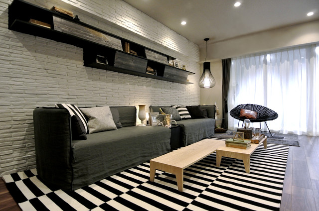 竹ノ塚 contemporary-living-room
