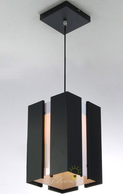 Modern Squire Pmma and Metal pendant  Lighrting