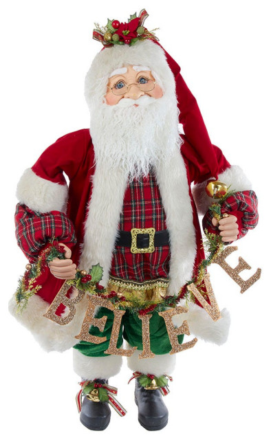 Kurt S. Adler 9-Foot Red, Green & Gold Twisted Bead Christmas Garland - Plastic Holiday Decor - View #3