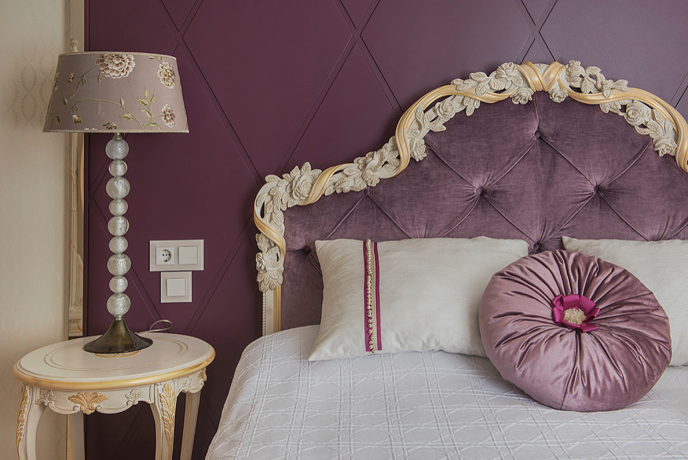 Спальня (оформление текстилем от Fabrin)