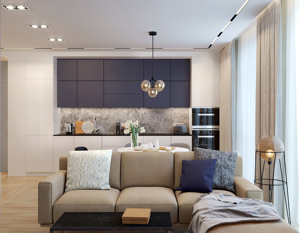 Планировка квартиры и дизайн общей комнаты