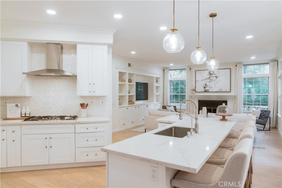 Kitchen - transitional kitchen idea in Orange County