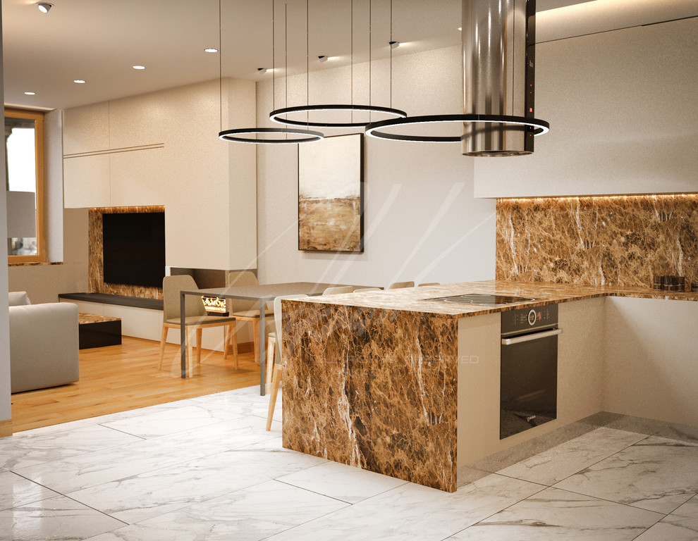 Дизайн интерьера трехкомнатной квартиры