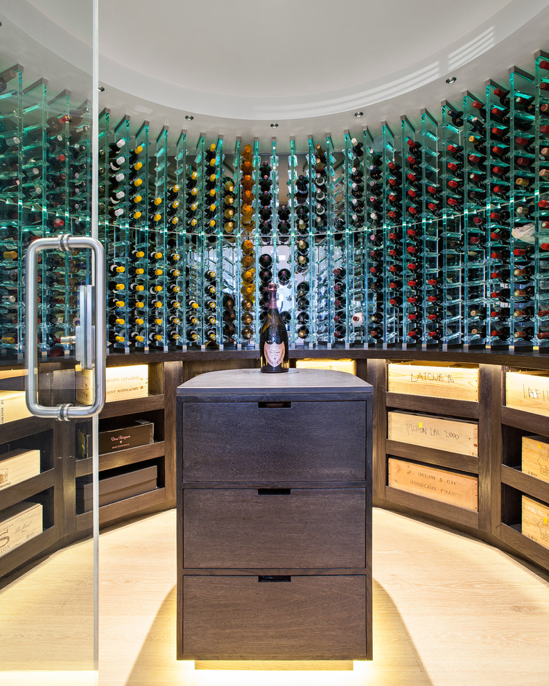 St Johns Wood Contemporary Wine Cellar London by Maxwell
