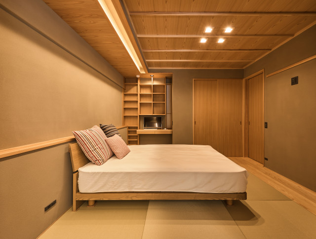 京都市TT様邸 japanisch-modern-schlafzimmer