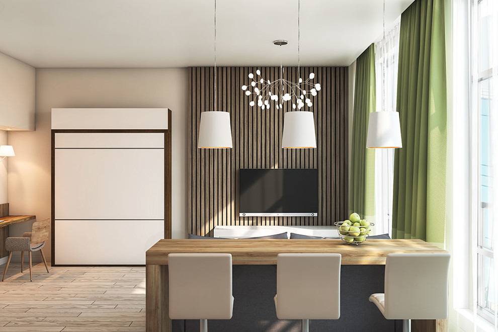 Квартира 40м2 в стиле минимализм.