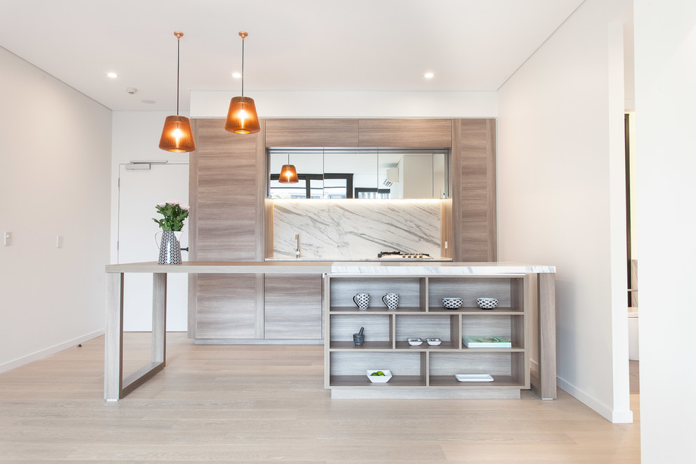 Contemporary kitchen in Sydney.