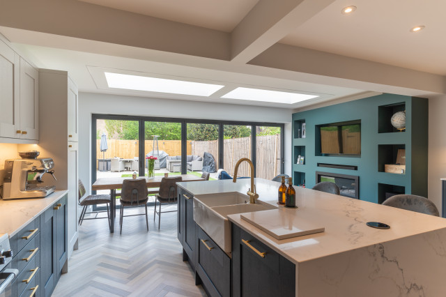 Station Road, Teddington transitional-kitchen