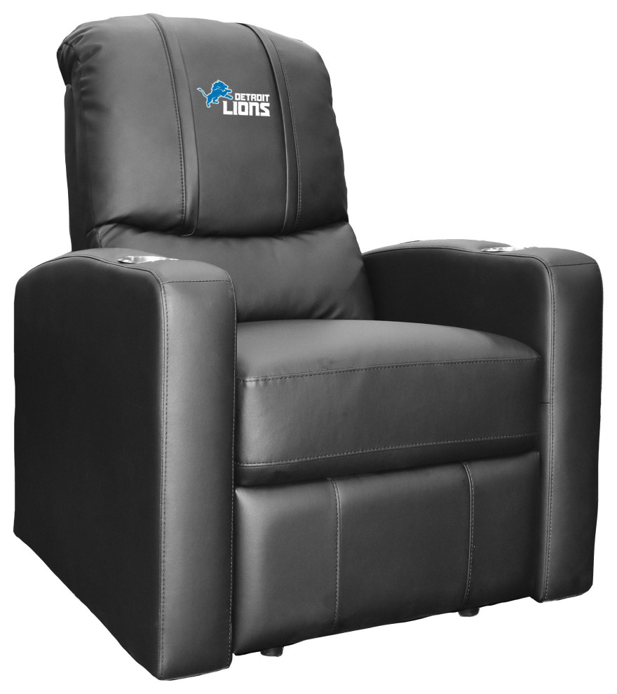 Detroit Lions Secondary Man Cave Home Theater Recliner