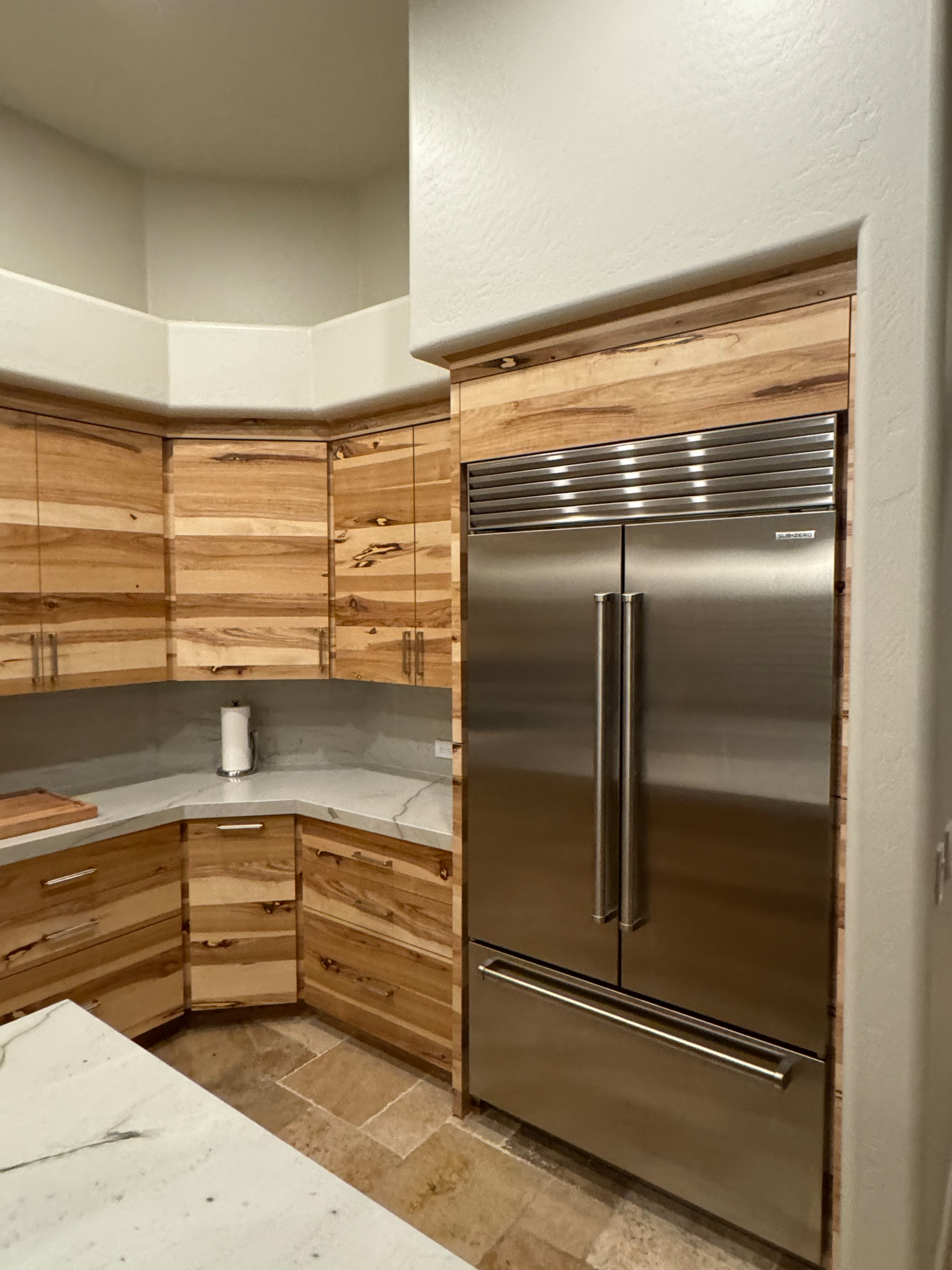 Rustic Hickory Custom Kitchen Cabinetry
