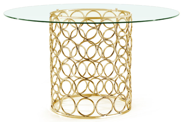 Opal Dining Table Gold Base Opal Dining Table Gold Base
