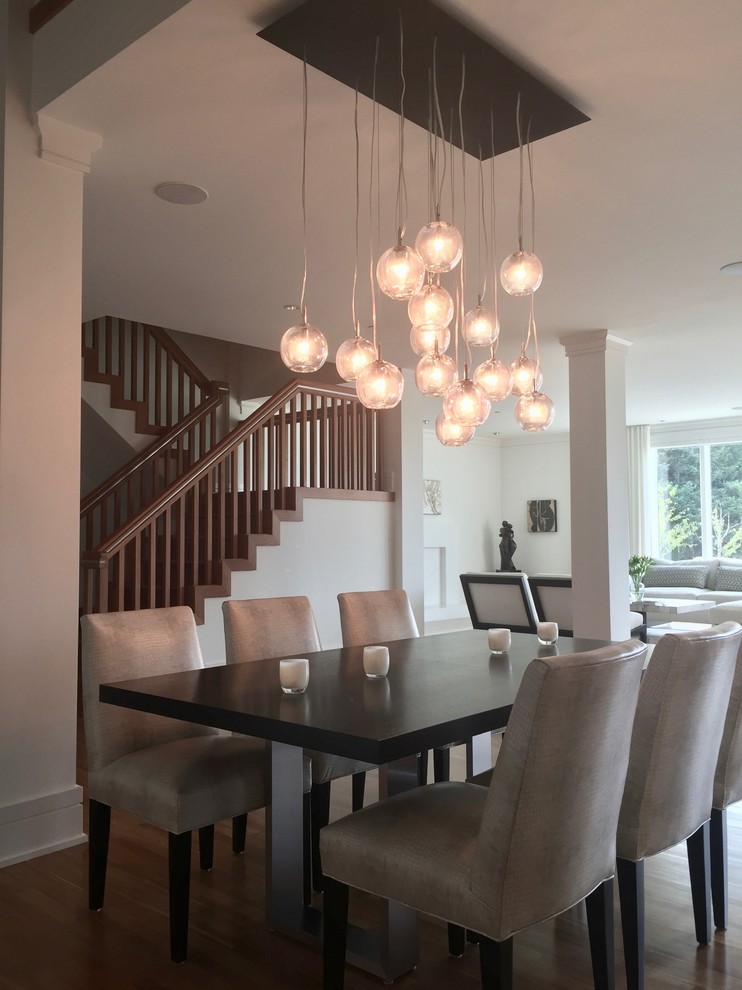 Design ideas for a large contemporary dining room in Seattle.