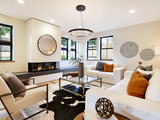 Scandinavian Living Room by Seattle Staged to Sell and Design LLC