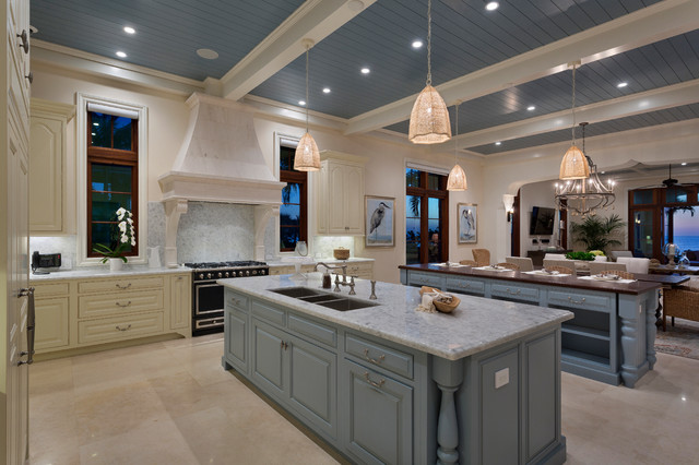 Oceanfront Estate in Vero Beach, Florida mediterraneo-cocina
