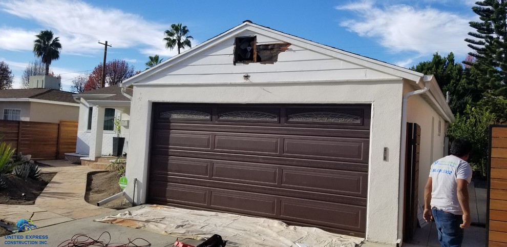 Stucco installation in North Hollywood