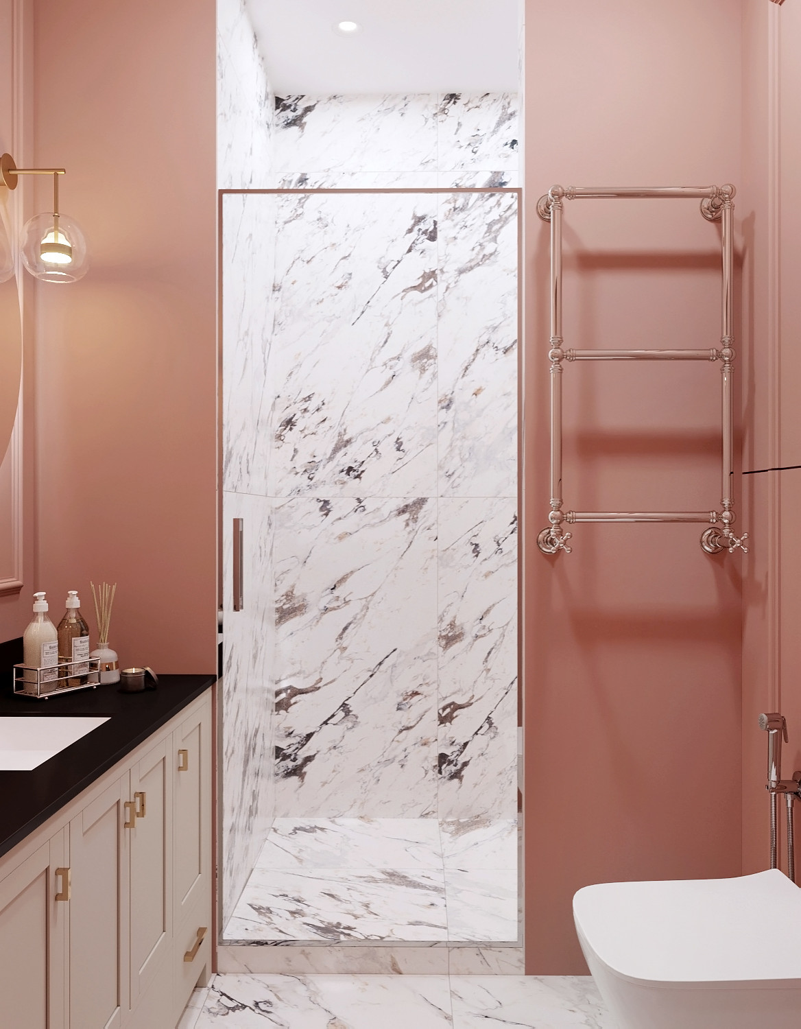 Квартира в ЖК “Leningrad”, который был выполнен для молодой пары.