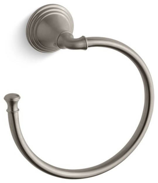 Kohler Devonshire Towel Ring, Vibrant Brushed Nickel