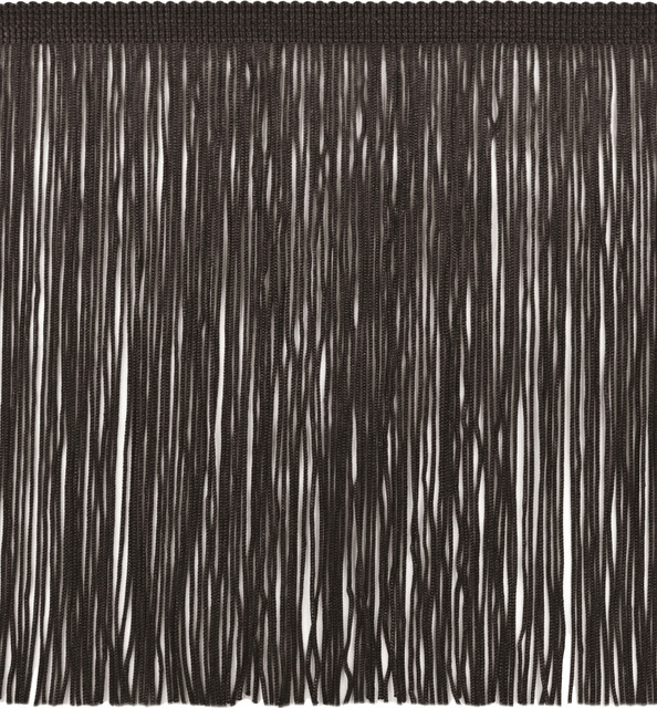 11 Yard Pack, Black 8" Fringe Trim Midnight's Embrace