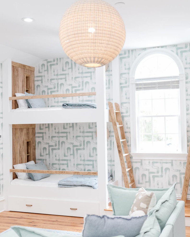 Design ideas for a rural kids' bedroom in Richmond.