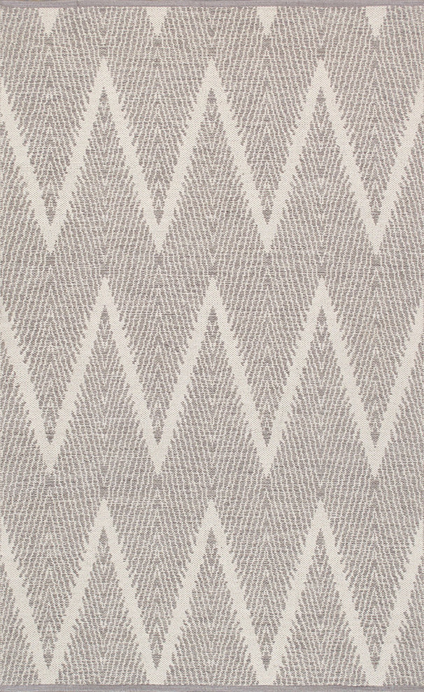 Pasargad Simplicity Collection Hand-Woven Cotton Area Rug, 4'x 6'