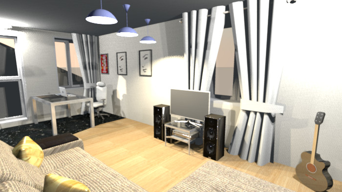 Гармонизация пространства жилой квартиры