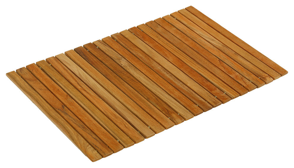 Bare Decor Asi Genuine Teak Wood Flexible Table Top Placemat or Sofa