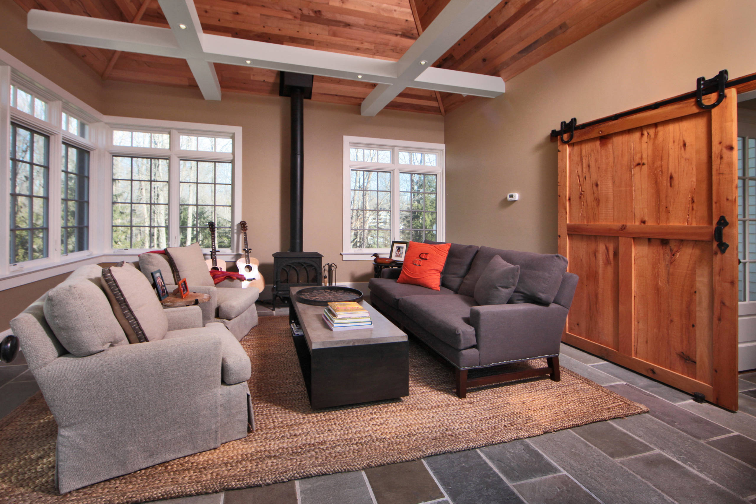 Wood Burning Stove Tile Houzz