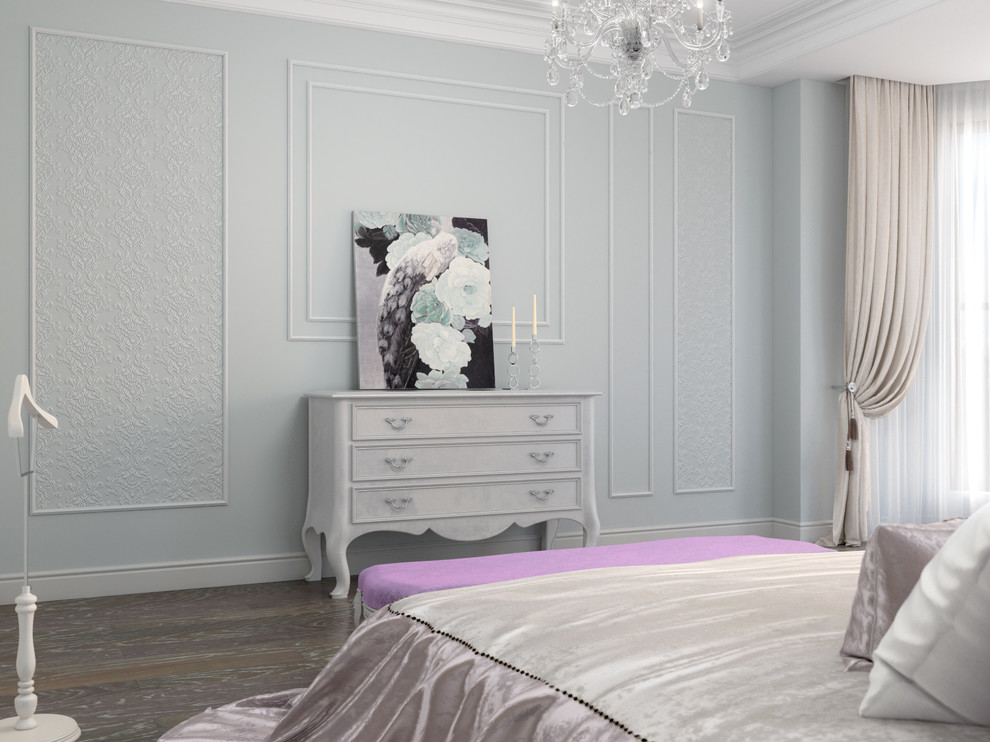 Дизайн спальни в стиле современная классика