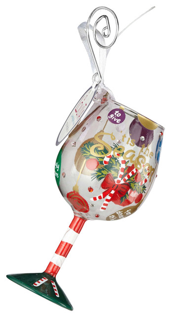 "Tis The Season" Mini-Wine Ornament