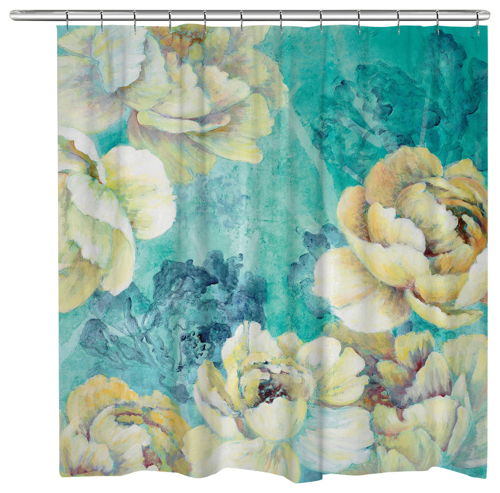 Laural Home Floral Chic Shower Curtain