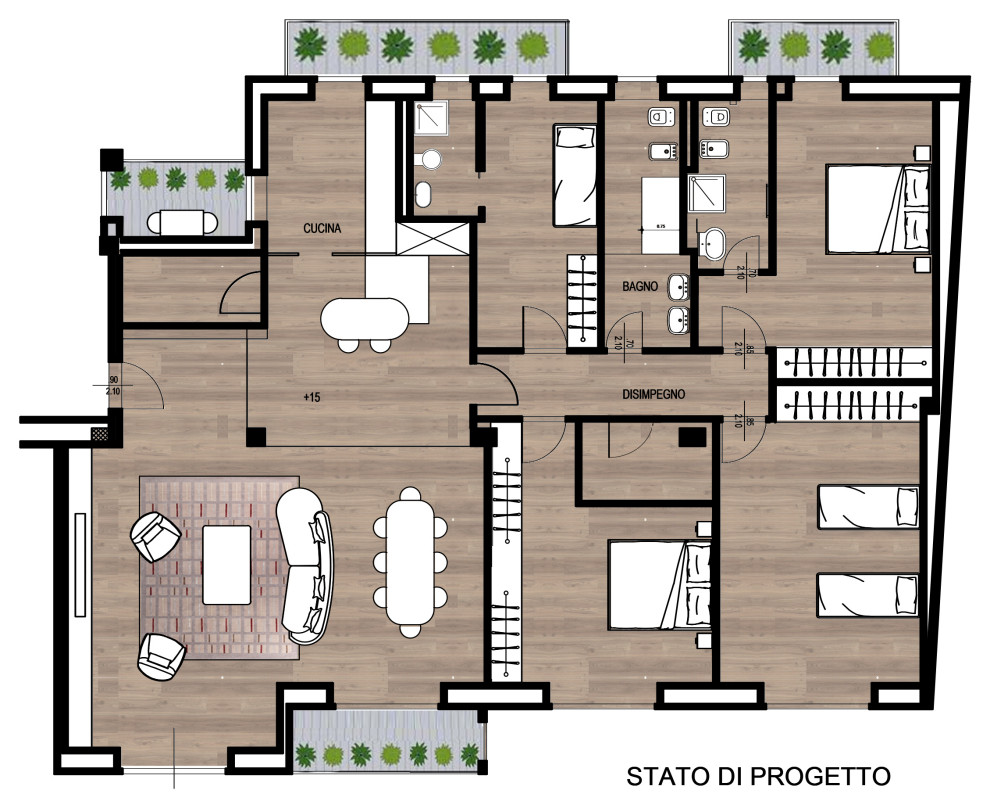 Pianta progetto