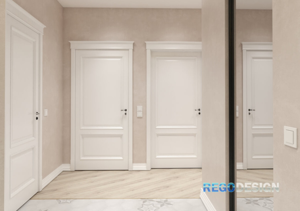 №45 ДИЗАЙН-ПРОЕКТ КВАРТИРЫ В ЖК ПУШКИНСКИЙ 50 КВ.М.