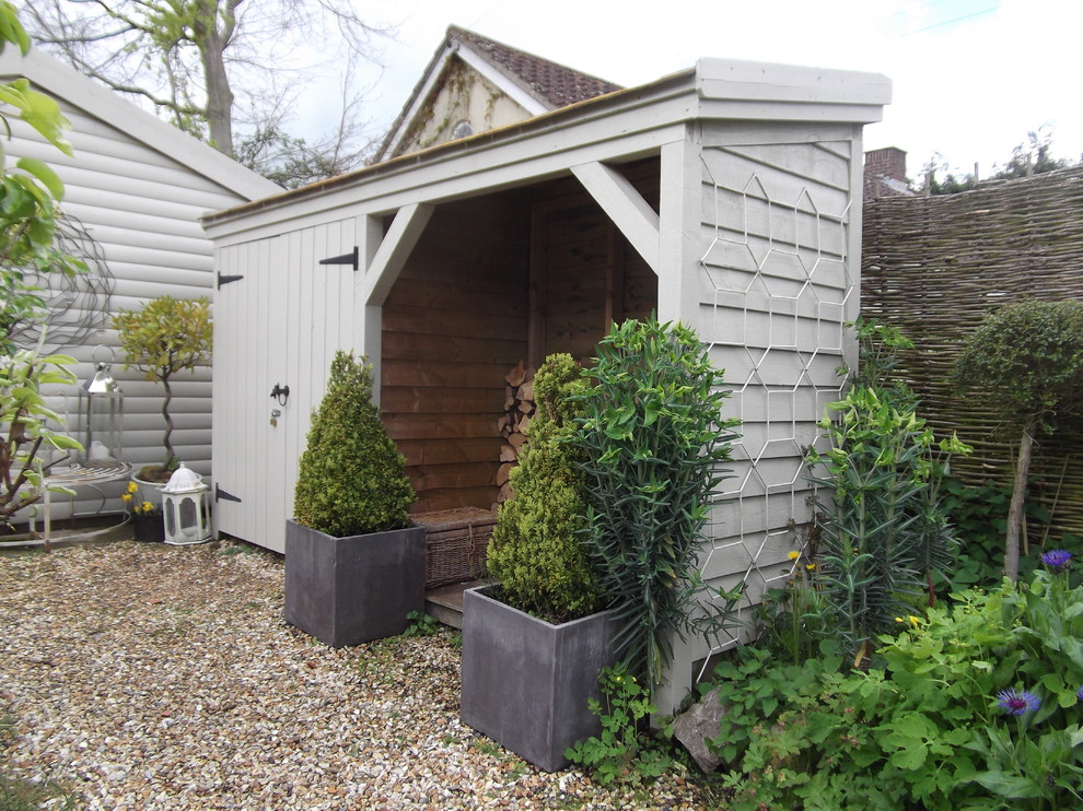 Design ideas for a traditional garden shed in London.