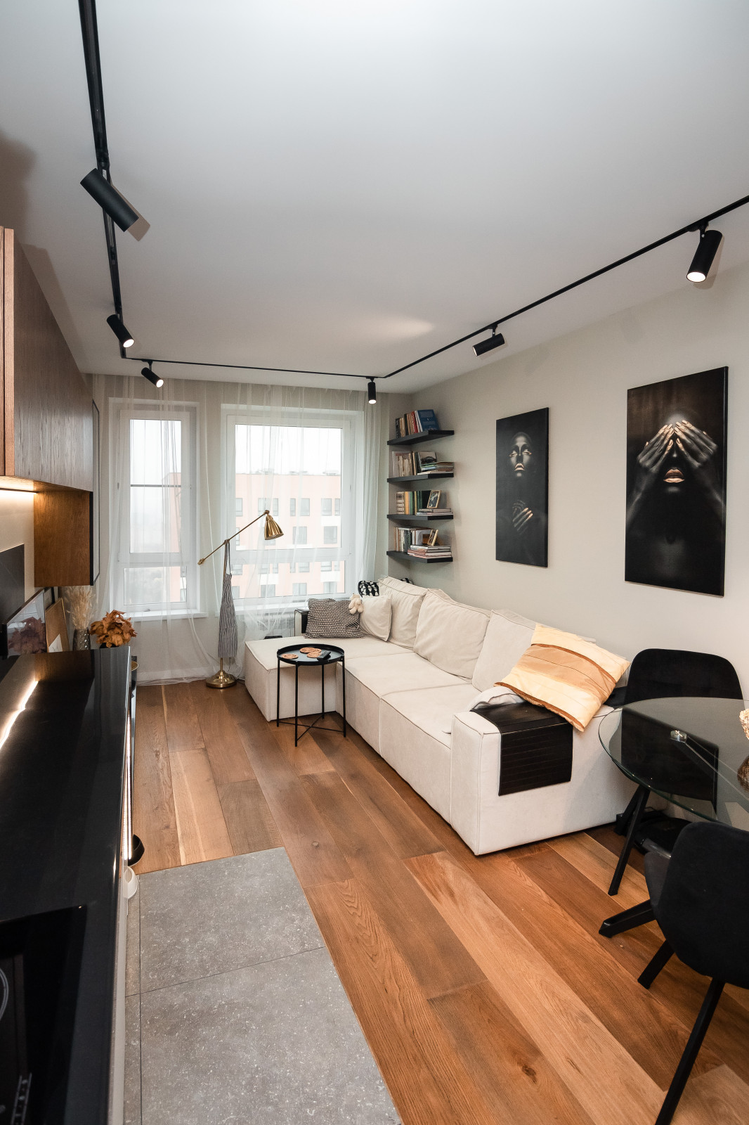 Кухня-гостиная в стиле минимализм