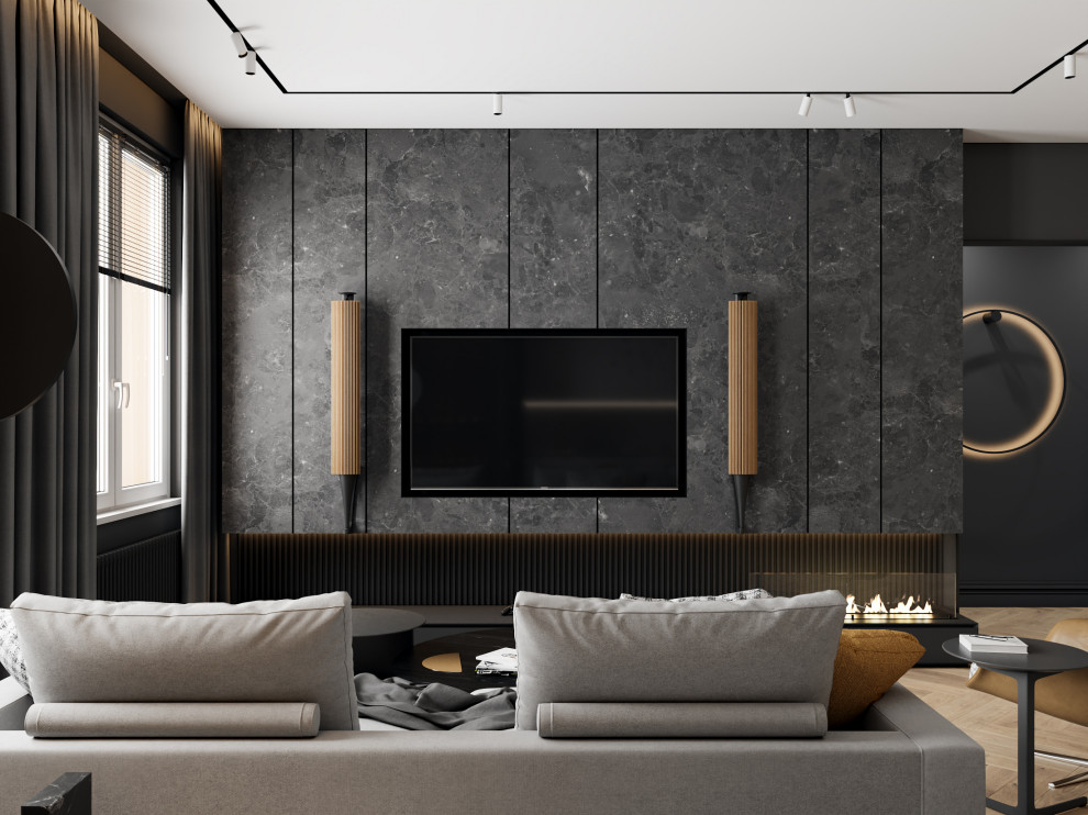 Дизайн трёхкомнатной квартиры в ЖК "Дом на Зелейной | Санкт-Петербург | Россия |