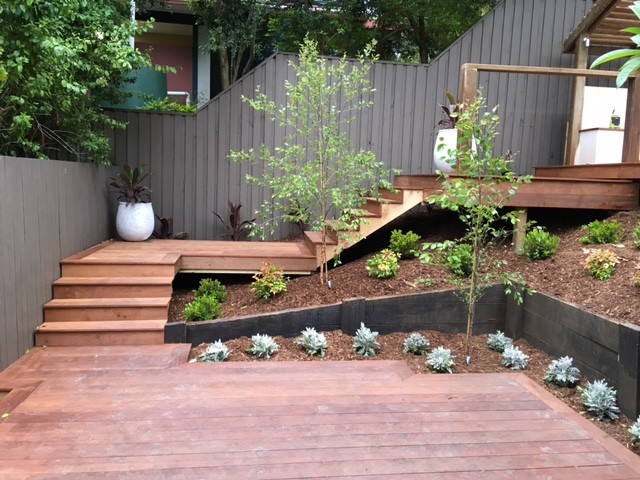 Multi level Decking rustic-deck