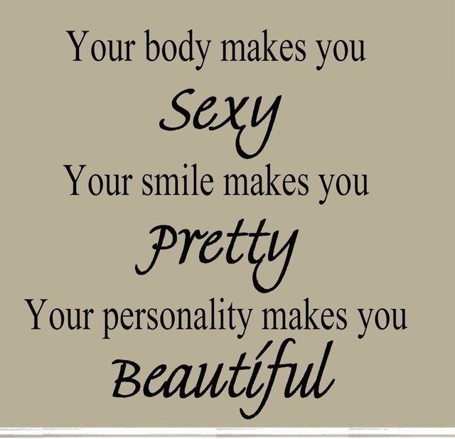 Vwaq Your Smile Makes You Pretty Vinyl Wall Decals For Bedroom