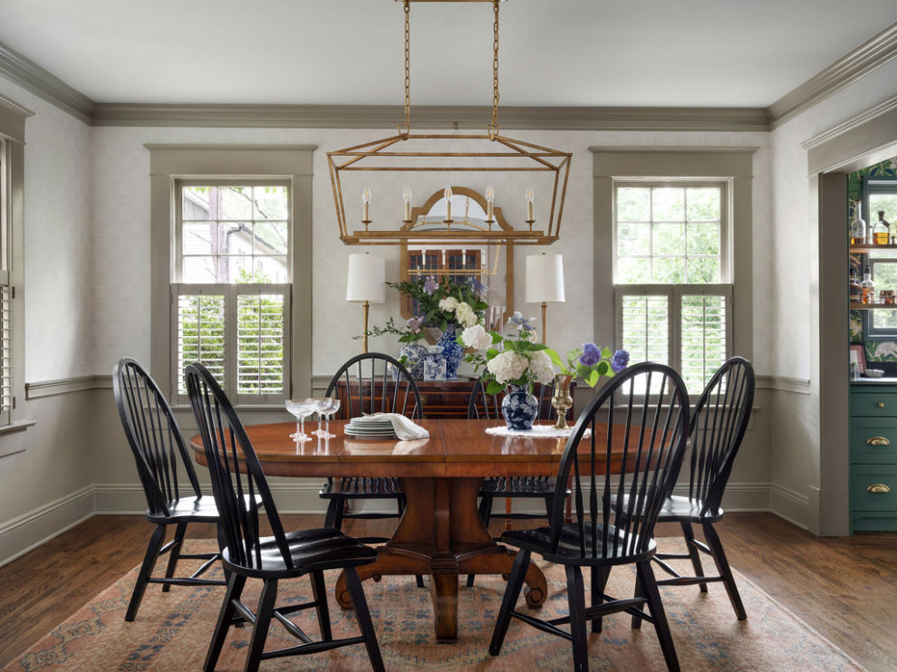 Elegant dining room photo in Atlanta