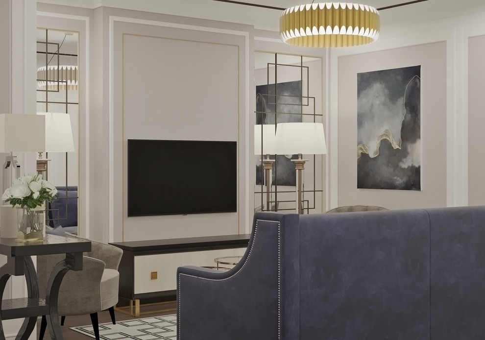 КВАРТИРА В СОВРЕМЕННОМ АРТ-ДЕКО